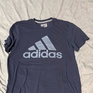 Adidas Men's Dark Blue Athletic Tee
